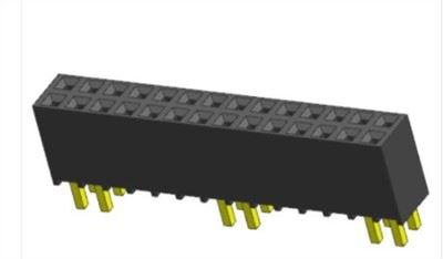 2,54 mm Samice Header Rovný typ