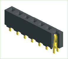 3,96 mm žací lišta s jednou řadou přímý typ H8.9