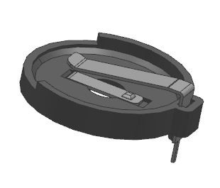 CR2450 držáky lithiových článků DIP/THM